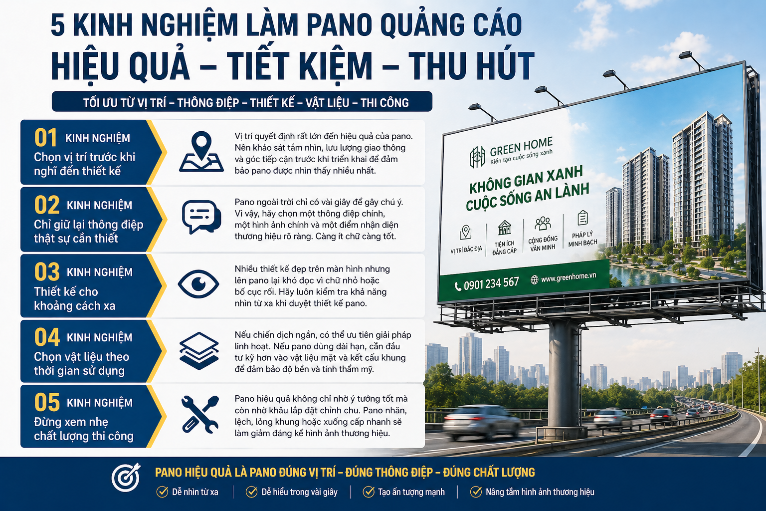 Kinh Nghiệm Làm Pano Quảng Cáo Hiệu Quả