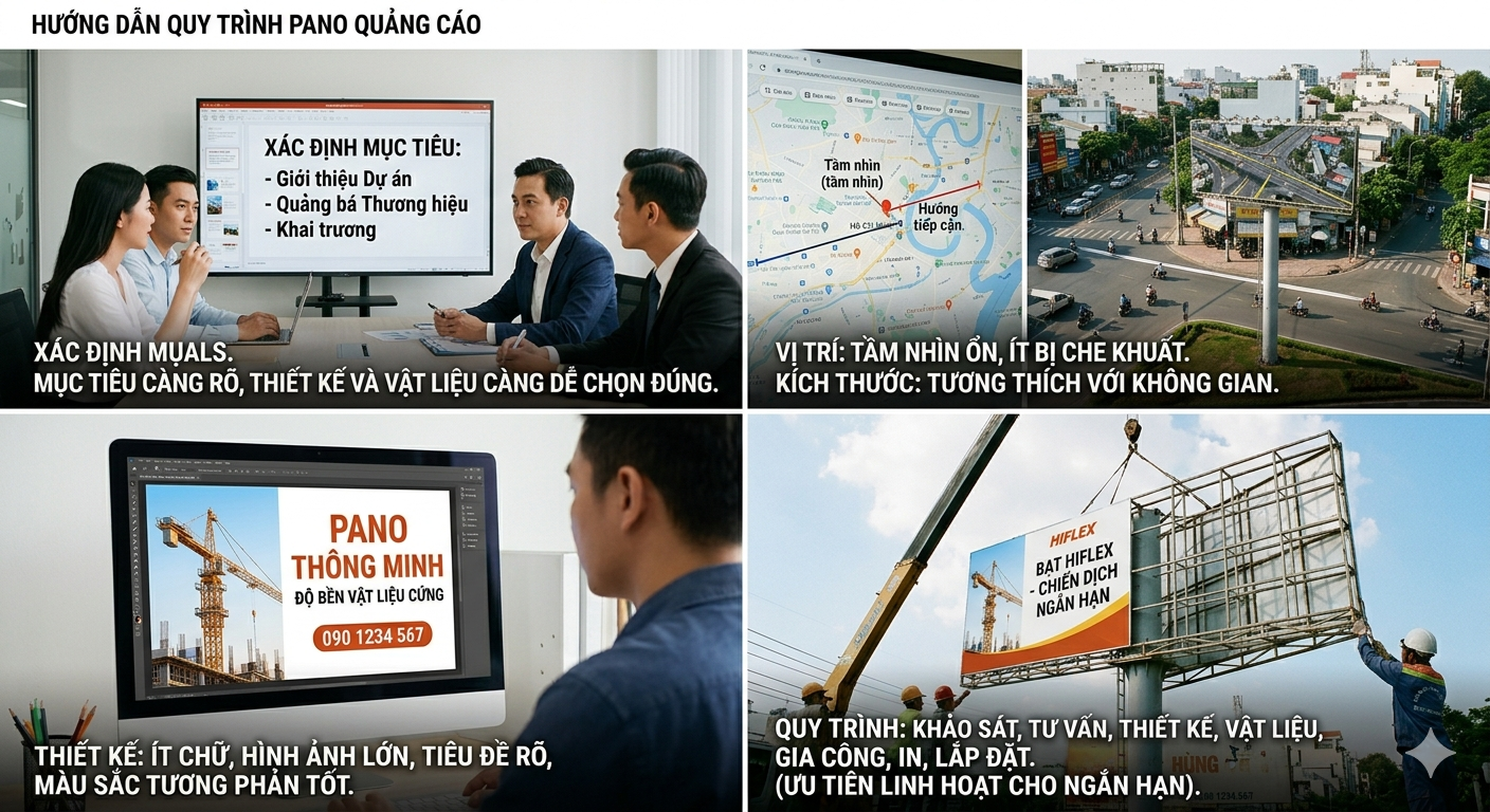 Làm Pano Quảng Cáo Cần Bắt Đầu Từ Đâu