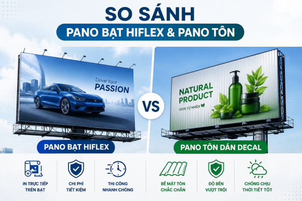 So sánh pano bạt và pano tôn
